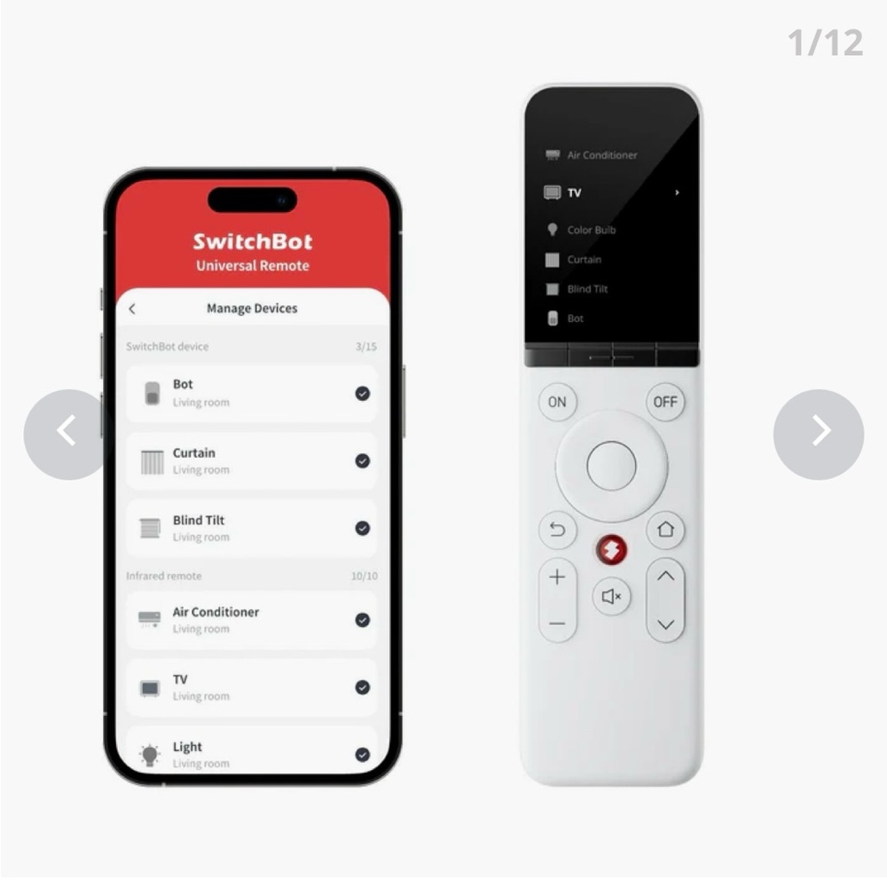 New in the box Switchbot Universal Remote Control - Black and White